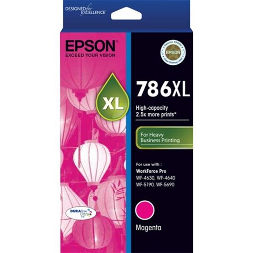 Epson 786XL Magenta Ink Cartridge High Yield C13T787392