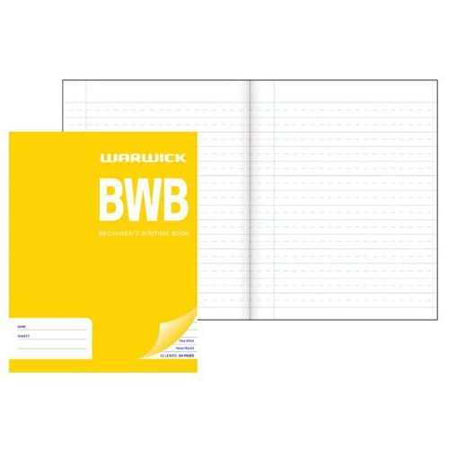 Warwick BWB Exercise Book 14mm Ruled 32 Leaves
