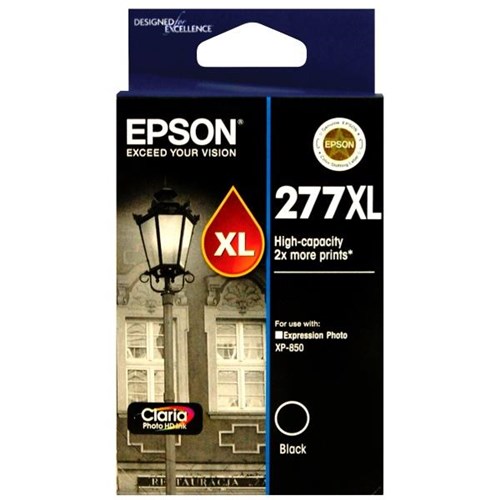 Epson 277XL Photo Black Ink Cartridge High Yield C13T278192