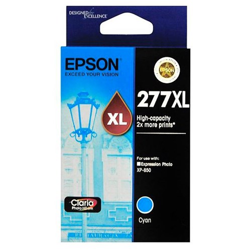 Epson 277XL Photo Cyan Ink Cartridge High Yield C13T278292