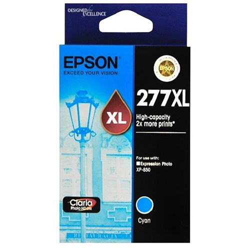 Epson 277XL Photo Cyan Ink Cartridge High Yield C13T278292