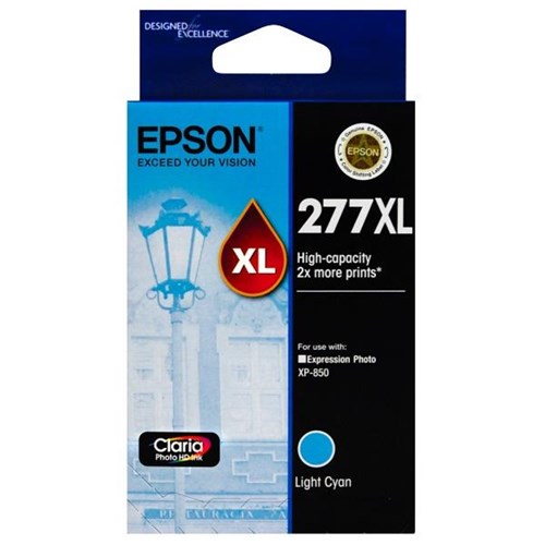 Epson 277XL Light Cyan Ink Cartridge High Yield C13T278592