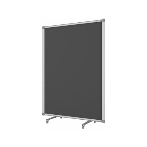 Boyd Visuals Freestanding Partition Screen With Acoustic Panel 900x1200mm Charcoal