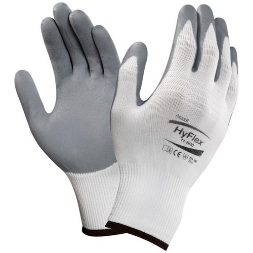 Hyflex 11-800 Gloves Nitrile Palm 2XL, Pair
