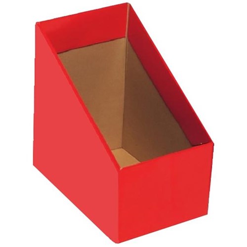 Marbig Magazine Box File, Large, Red, Pack of 5 OfficeMax NZ