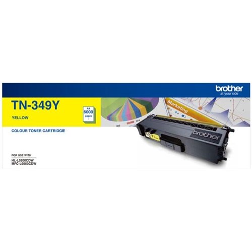 Brother TN-349Y Yellow Laser Toner Cartridge