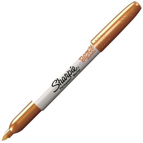 Sharpie Metallic Bronze Permanent Markers Fine Tip OfficeMax NZ