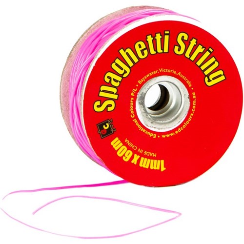EC Spaghetti String 1mmx60m Pink
