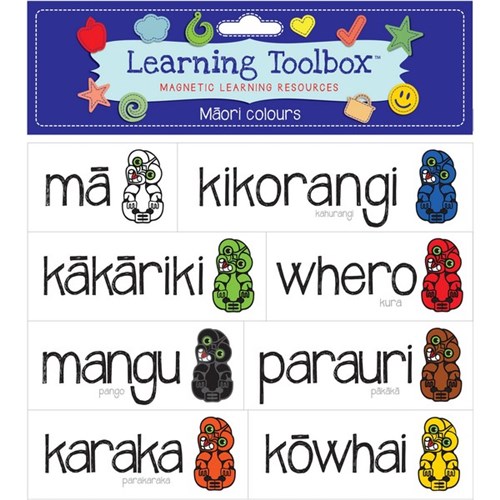 Learning Toolbox Magnets Maori Colours, Set of 8