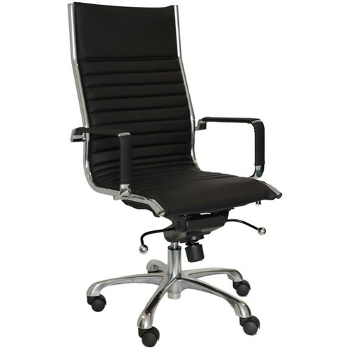 ES Executive Suit Swivel Chair High Back Black PU