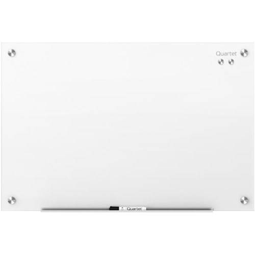 Quartet Infinity Glass Board Magnetic White 450 x 600mm
