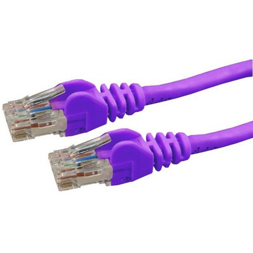 Dynamix UTP CAT6 Patch Lead 250MHz 3m Purple