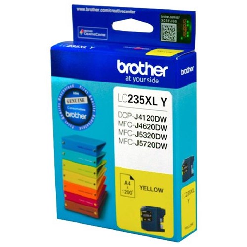 Brother LC235XL-Y Yellow Ink Cartridge High Yield