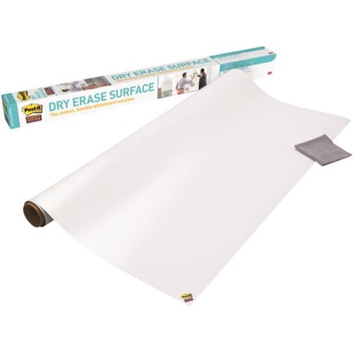 Postit® Dry Erase Surface Whiteboard Film, 1800x1200mm OfficeMax NZ