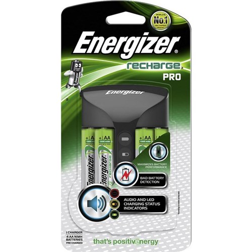 Energizer Pro Charger with 4 AA Batteries