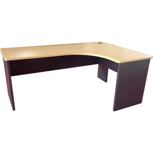 Emerge Workstation OD295 Right Hand 1800mm Beech/Ironstone