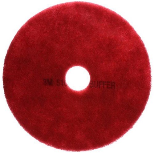 3M™ 5100 Buffer Cleaning Pad 20 Inch 508mm Red, Carton of 5