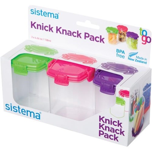 Sistema Knick Knack To Go Containers Medium, Set of 3 OfficeMax NZ