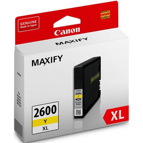 Canon PGI-2600XLY Yellow Ink Cartridge High Yield