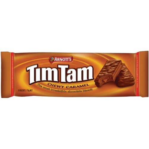 Arnott's Tim Tam Chewy Caramel Biscuits 175g