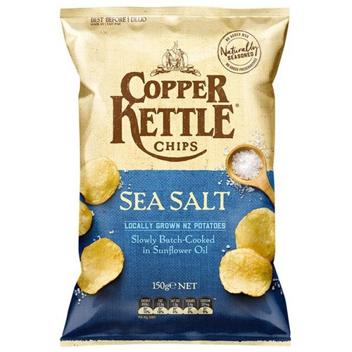 Copper Kettle Chips Sea Salt 150g
