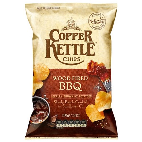 Copper Kettle Chips Wood Fired BBQ 150g OfficeMax NZ