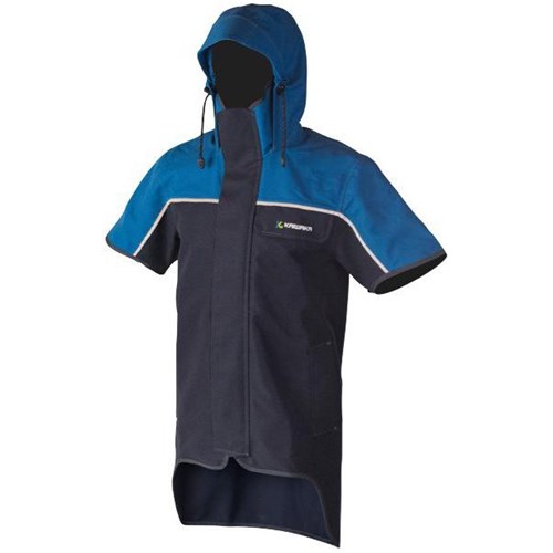 Stormforce Hooded Short Sleeve Jacket Royal Blue/Navy 2XL