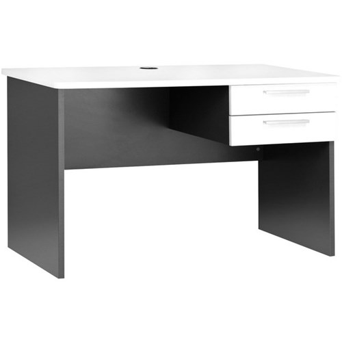 Emerge OD215 Desk 1200mm White/Ironstone