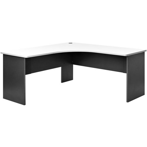 Emerge Workstation OD255 1800mm White/ Ironstone