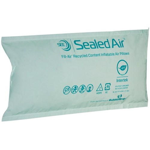 Sealed Air BubbleWrap Fill-Air 50% Recycled Inflatable Air Pillows 200 x 125mm x 1800m