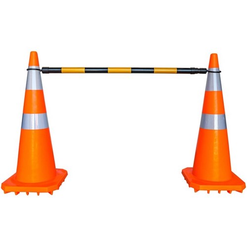 Extendable Road Cone Barrier 1200mm to 2100mm