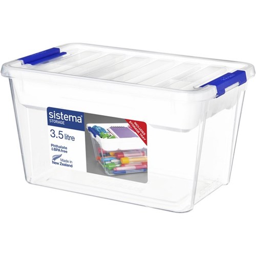 Sistema Storage Container With Tray & Lid 3.5L