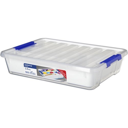 Sistema Storage Container With Tray & Lid 3.8L