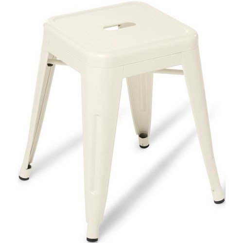 Industry Low Stool 457mm White