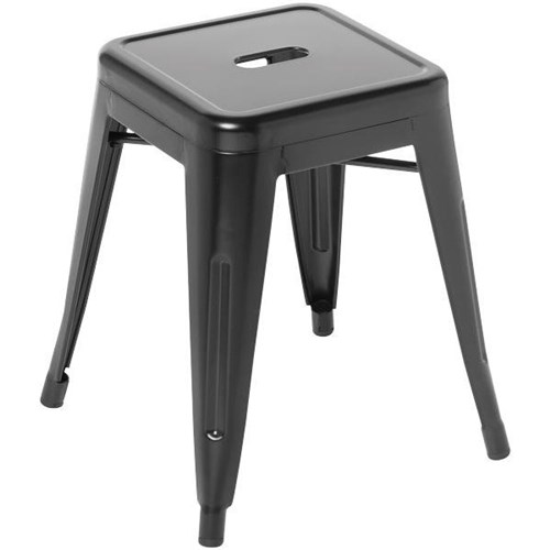 Industry Low Stool 457mm Black