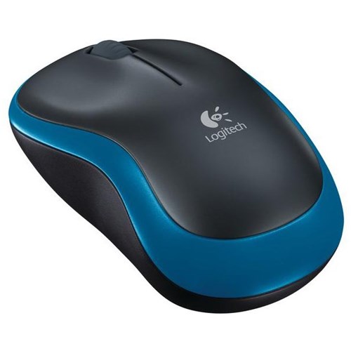Logitech M185 Wireless Mouse Blue/Black