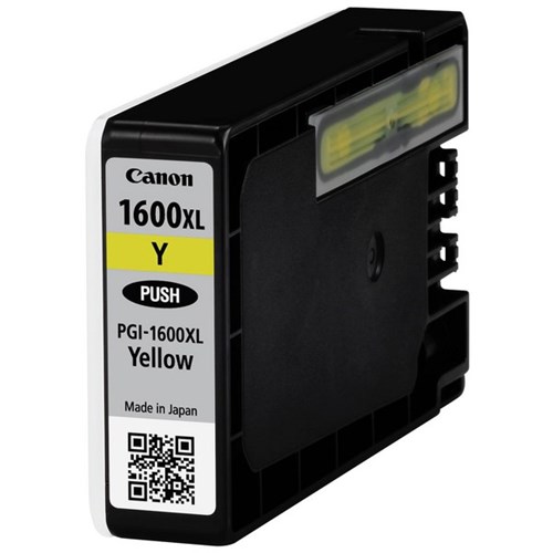 Canon PGI-1600XLY Yellow Ink Cartridge High Yield