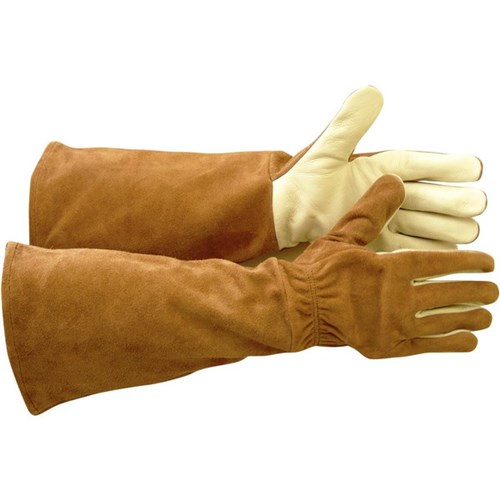 Lynn River Ultra 62540 Leather Pruner Gloves Beige Medium