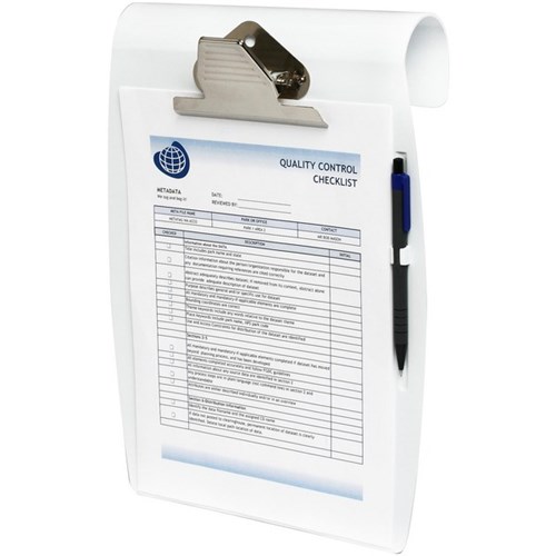 Marbig Hang It Clipboard A4 White