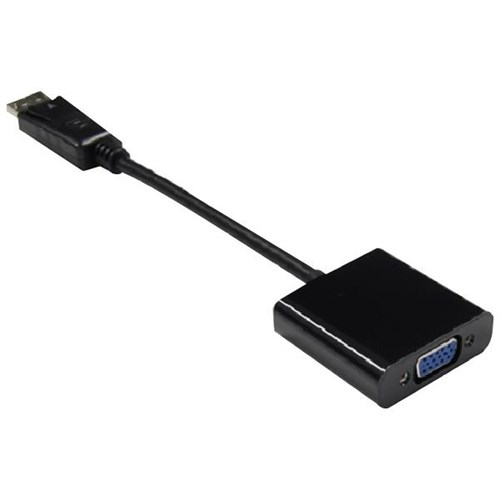 Dynamix Display Port to VGA Female Adapter Cable 200mm OfficeMax NZ