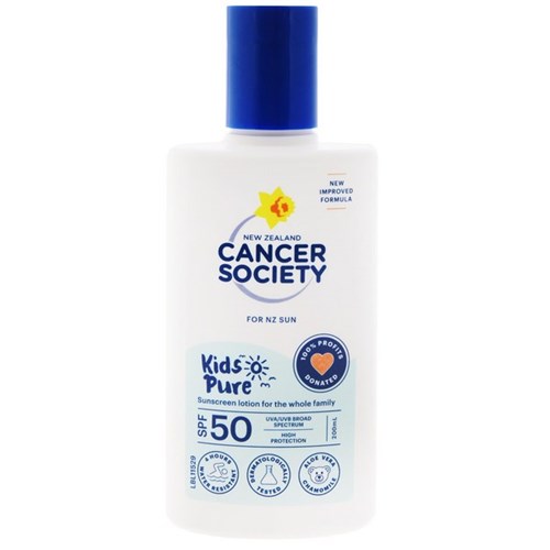 Cancer Society Kids Pure Sunscreen SPF50 200ml