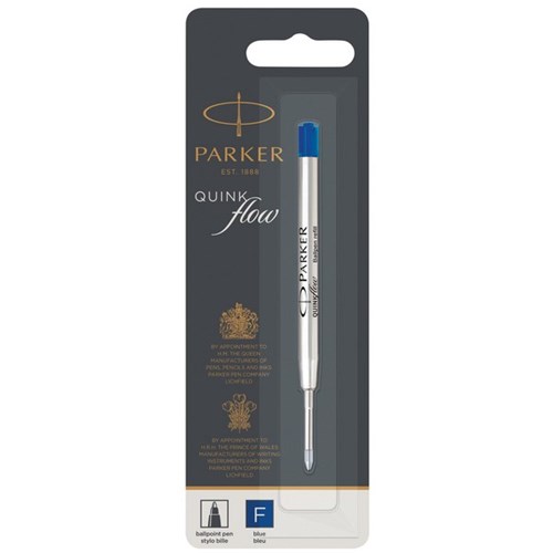 Parker Blue Ballpoint Pen Refill Fine Tip