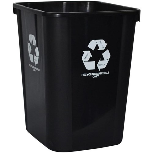 Italplast greenR Recycle Bin 32L Black