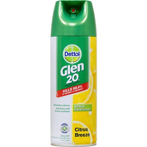 Dettol Glen 20 Disinfectant Spray Citrus Breeze 300g