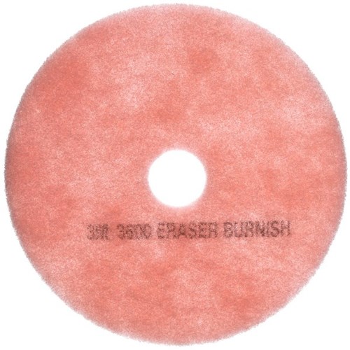 3M™ 3600 Eraser Burnish Pad 21 Inch Pink