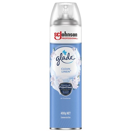 Glade Air Freshener Aerosol Spray Clean Linen 400g