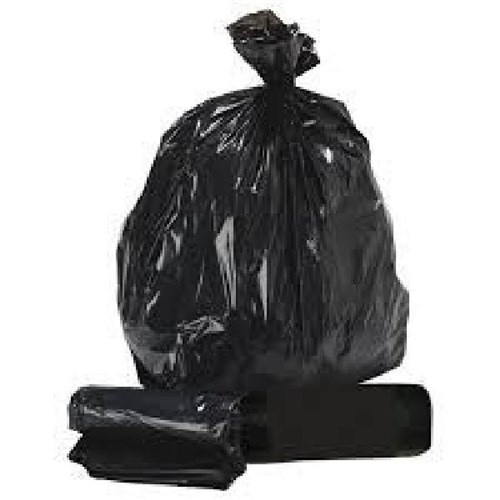 Tear Top Rubbish Bag Black 50L 30 Micron, Pack of 50