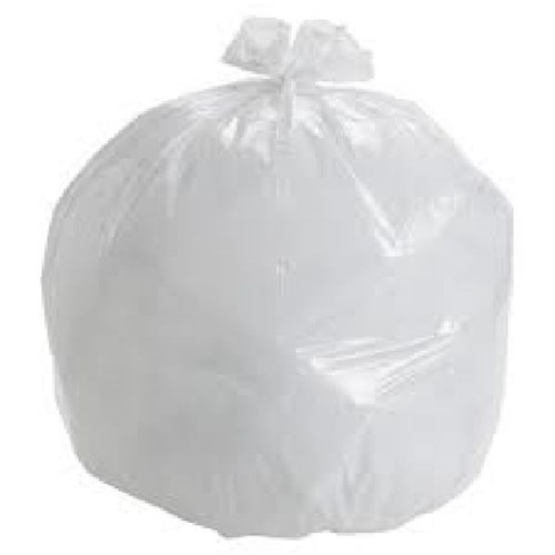 Tear Top Rubbish Bag White 50L 25 Micron, Pack of 50