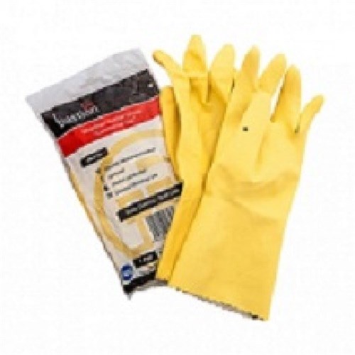 Silver Lined Safety Gloves Yellow Small, Pair OfficeMax NZ