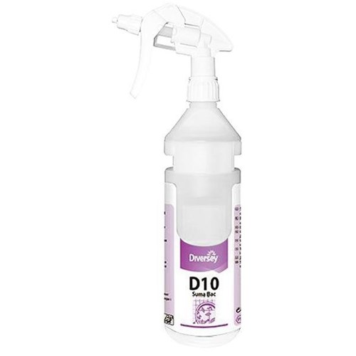 Suma Bac D10 Concentrate Trigger Spray Bottle Kit 750ml